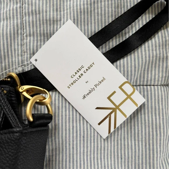 NWT Freshly Picked Black Black Stroller Caddy - Picture 2 of 3